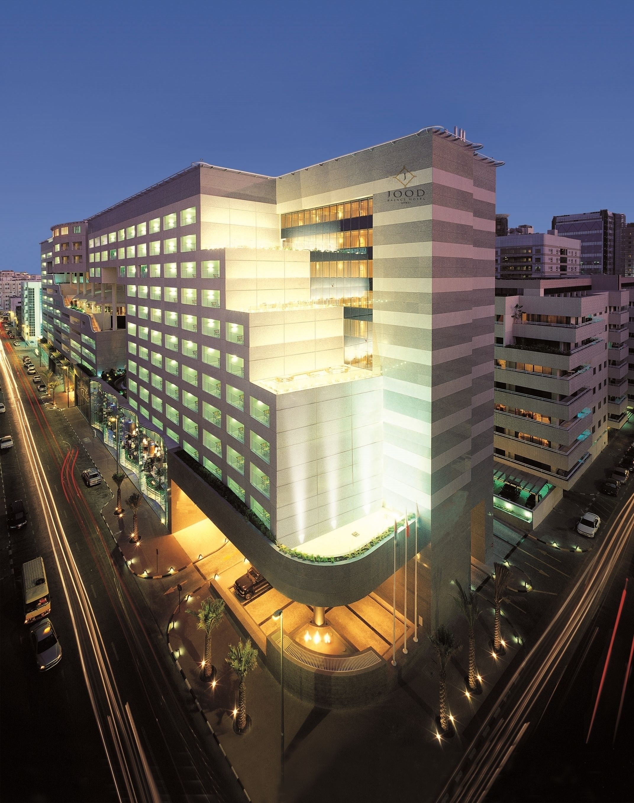 Front of property – evening/night