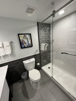 Shower, free toiletries, hair dryer, towels - Holiday Inn Express Dallas Downtown by IHG (Dallas)