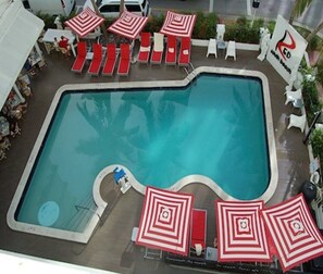 View from room - Red South Beach Hotel (Miami Beach)