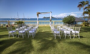 Área de bodas al aire libre