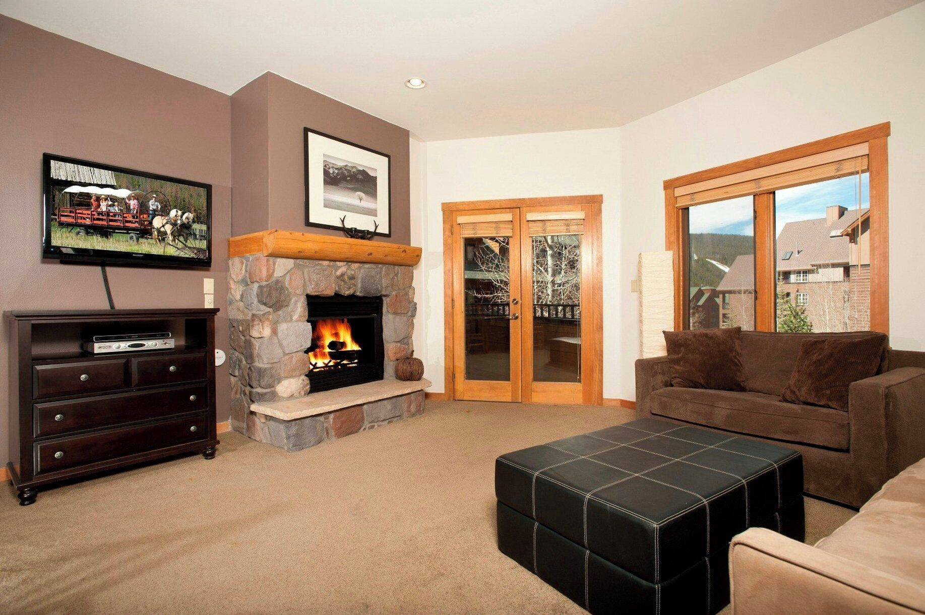 Condo, 1 Bedroom (Arapahoe Lodge) | Living area | TV