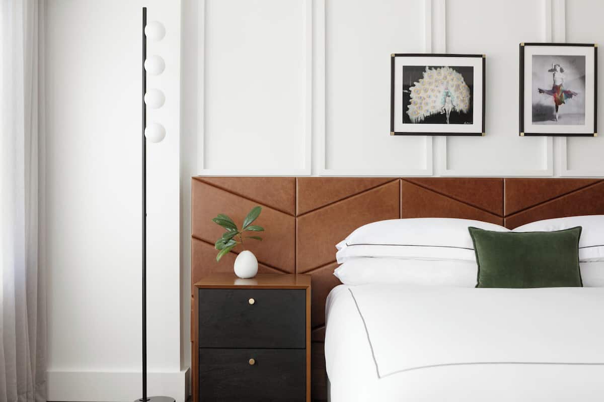 Frette Italian sheets, premium bedding, in-room safe