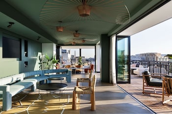 Patio, balcany or terrace at Kimpton Banneker Hotel by IHG
