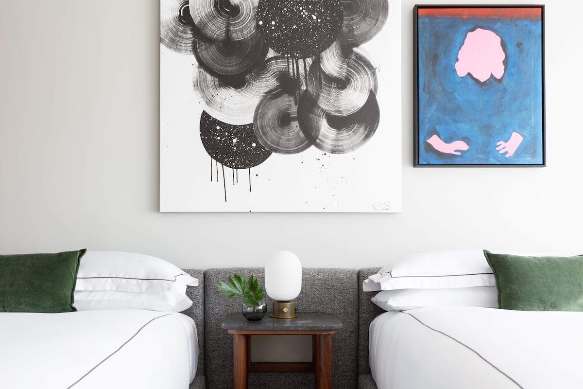 Frette Italian sheets, premium bedding, in-room safe