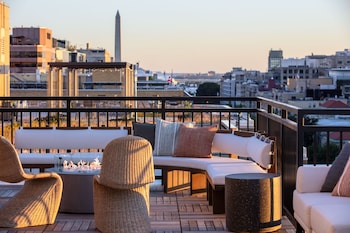 Rooftop terrace at Kimpton Banneker Hotel, an IHG Hotel