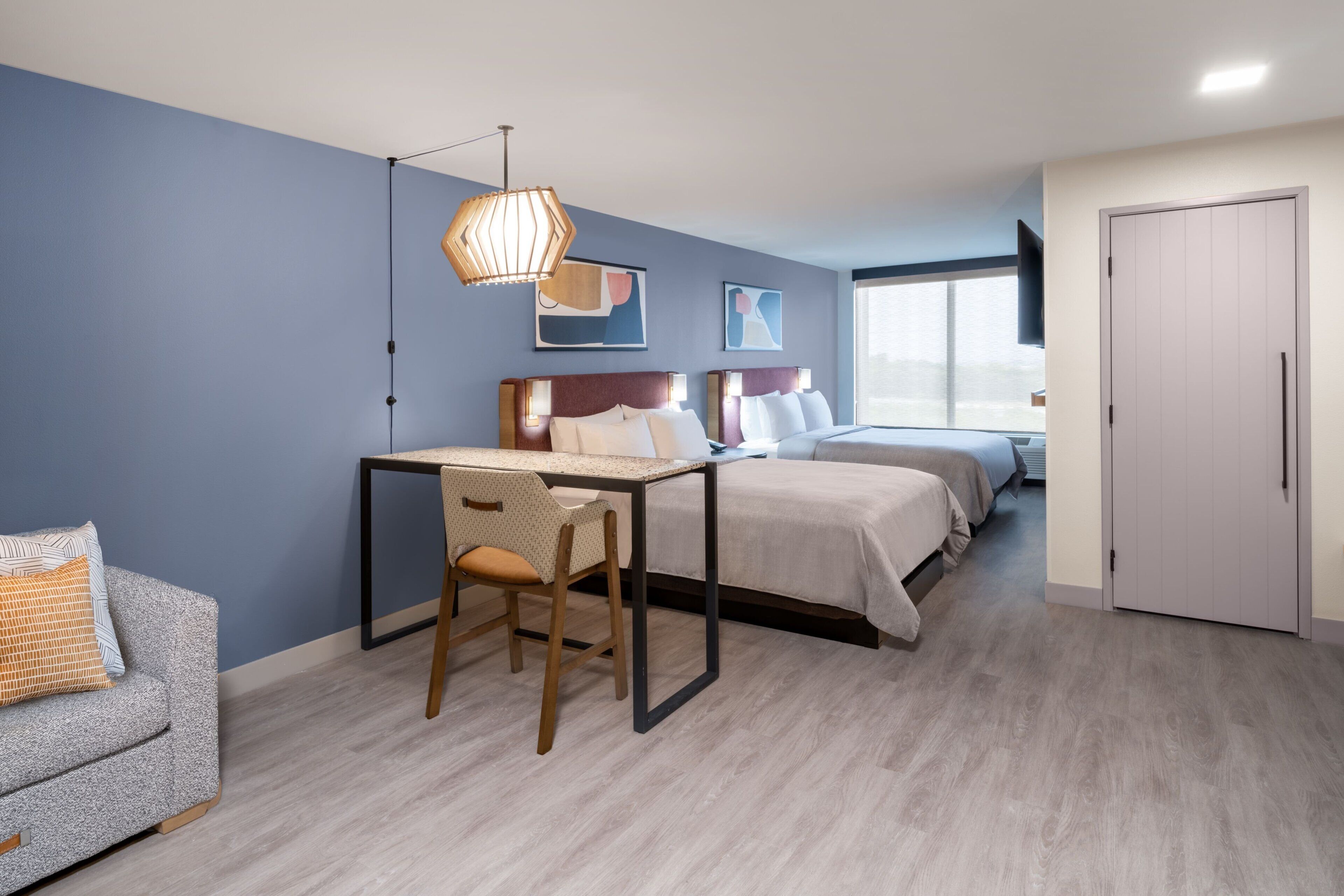 Suite, 2 Queen Beds (Extra Floor Space) | Premium bedding, down comforters, in-room safe, desk
