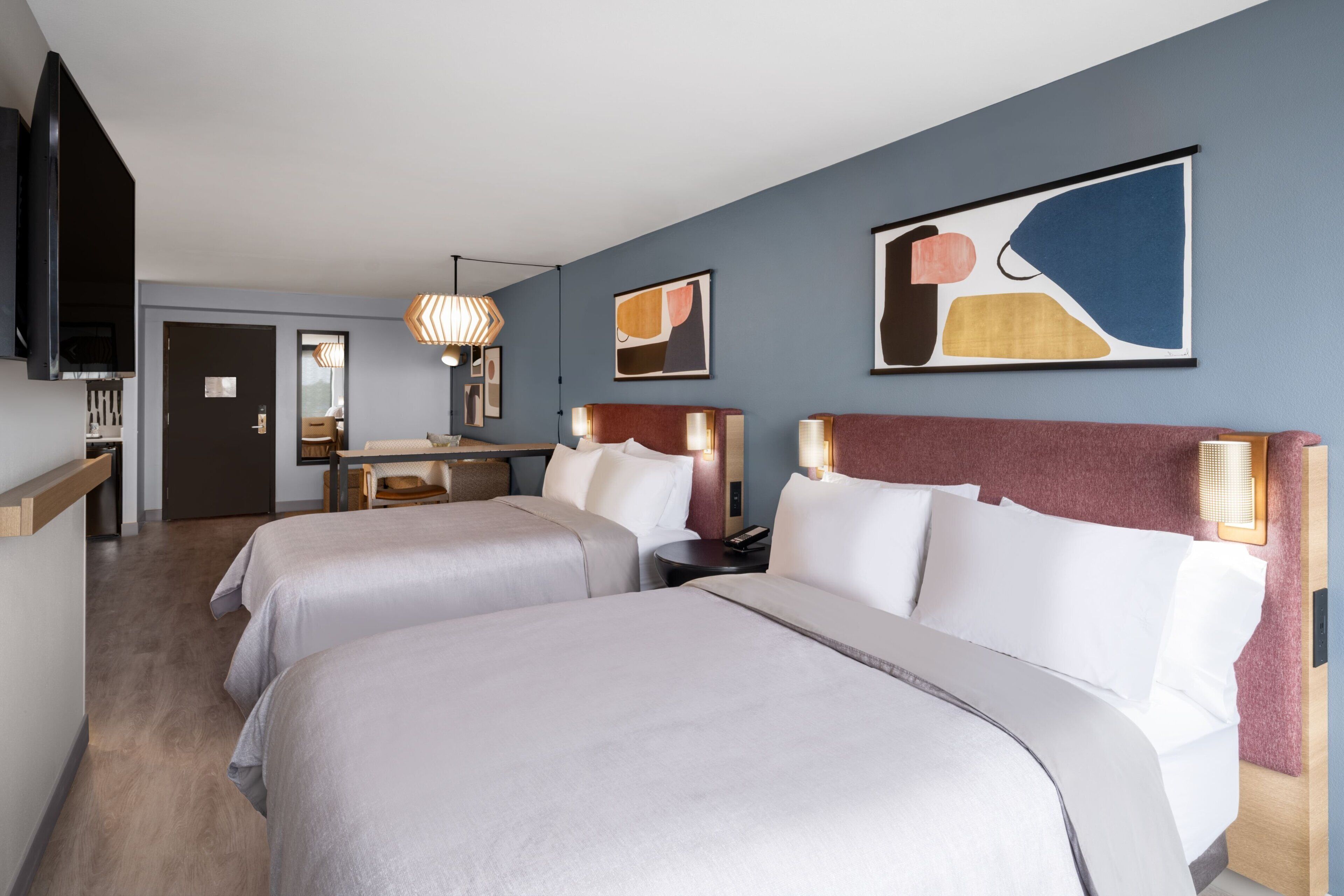 Premium bedding, down duvets, in-room safe, desk