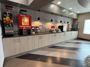 Free daily full breakfast