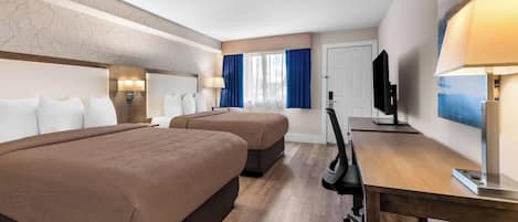 1 habitación, edredón, escritorio y espacio para trabajar con laptop