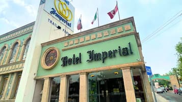 Overnatningsstedets indgangsparti