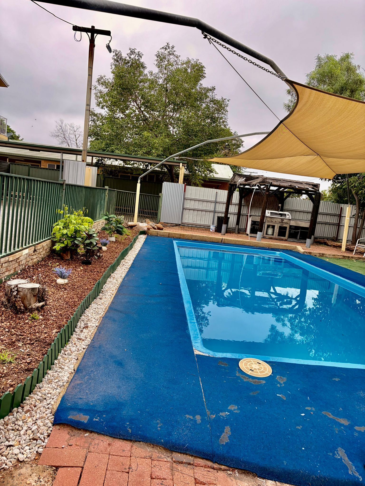 Alberca al aire libre 