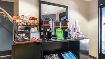 Free daily on-the-go breakfast