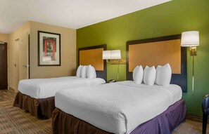 Studio, 2 Double Beds, Non Smoking | Desk, iron/ironing board, free WiFi, bed sheets - Extended Stay America Suites Detroit Canton (Canton)