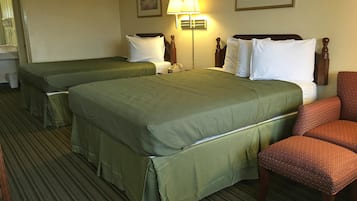 Gratis wifi, beddengoed, een wekker