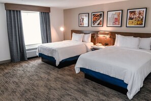 Premium bedding, down duvets, pillow-top beds, desk