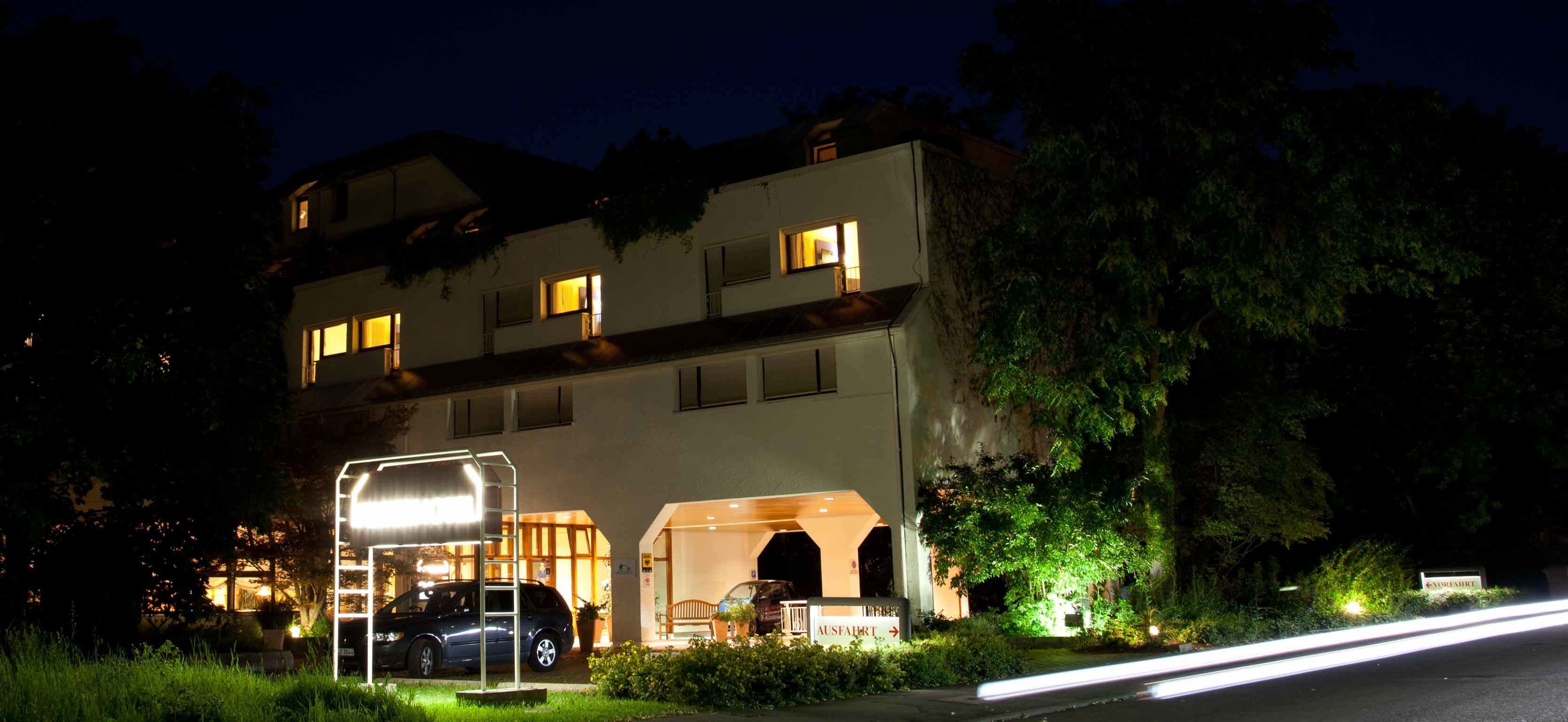 front of property – evening/night