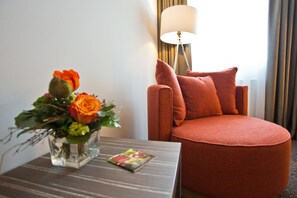 Superior Double Room | Living area | Flat-screen TV