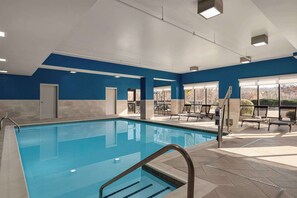 Indoor pool, open 8:00 AM to 11:00 PM, sun loungers