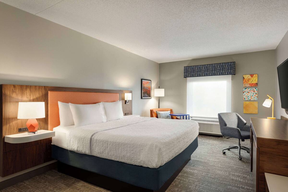 room, 1 king bed, non smoking | down duvets, in-room safe, iron/ironing board, free wifi