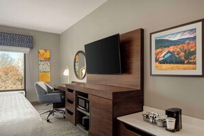 Down comforters, in-room safe, iron/ironing board, free WiFi