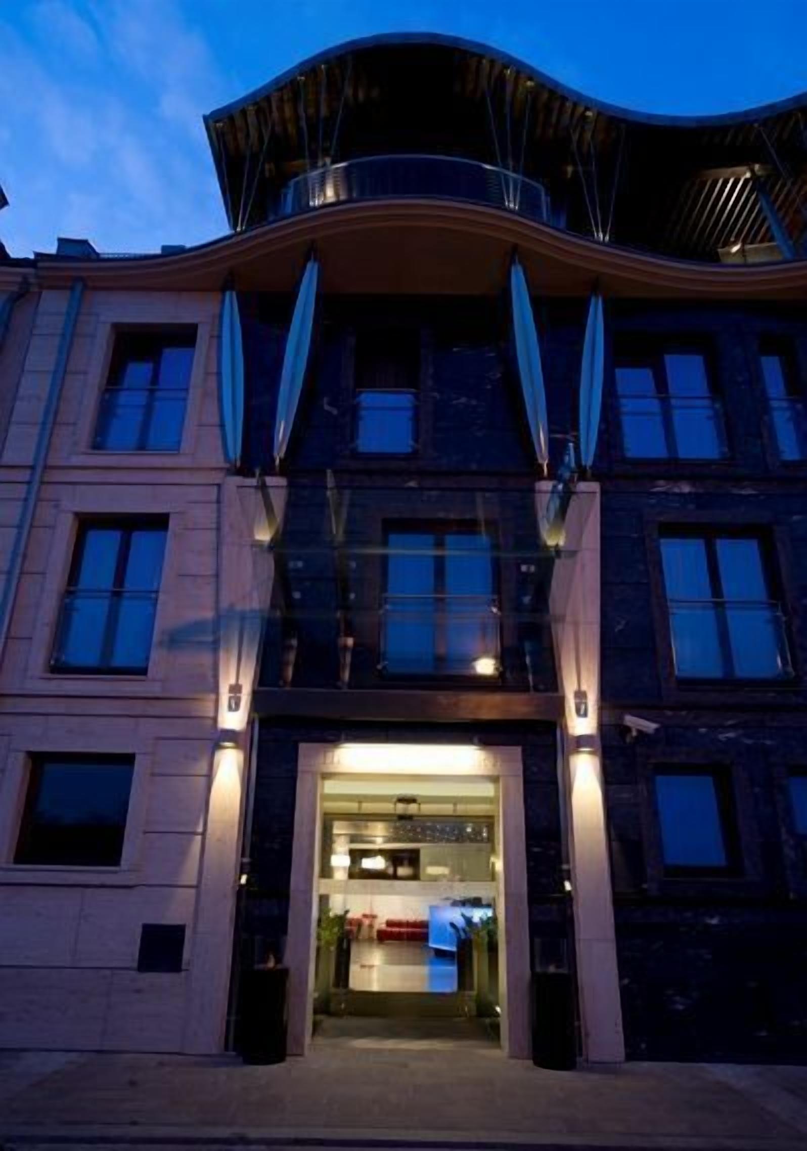 front of property – evening/night