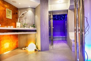 Sauna, Turkish bath/hammam, body treatments, body wraps, body scrubs