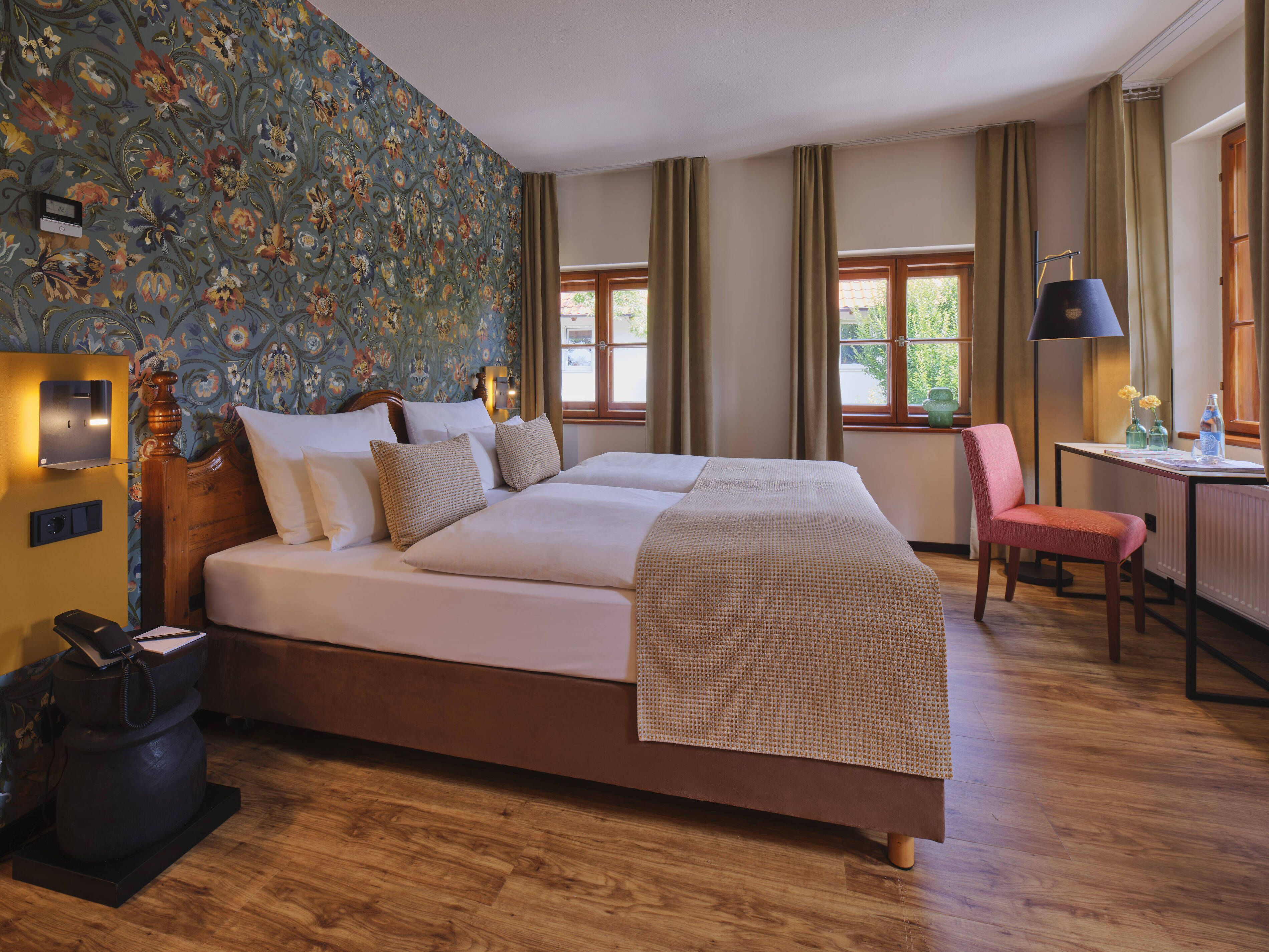 Habitación Premium | Ropa de cama hipoalergénica, escritorio, cortinas opacas