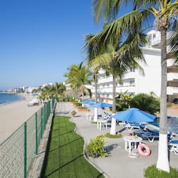 On the beach, beach towels