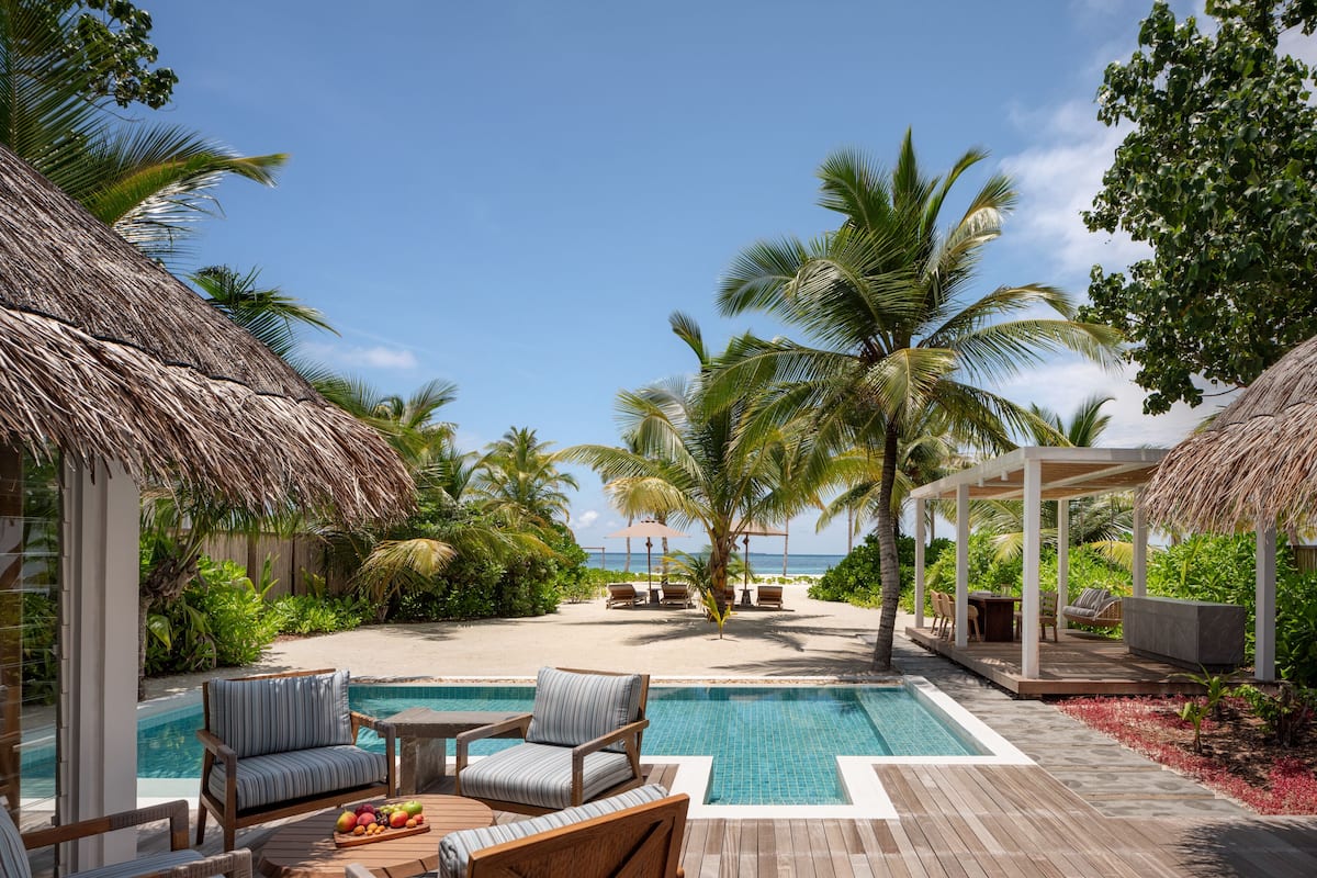 Villa, 2 habitaciones, piscina privada, junto a la playa (Suite) | Vistas al mar