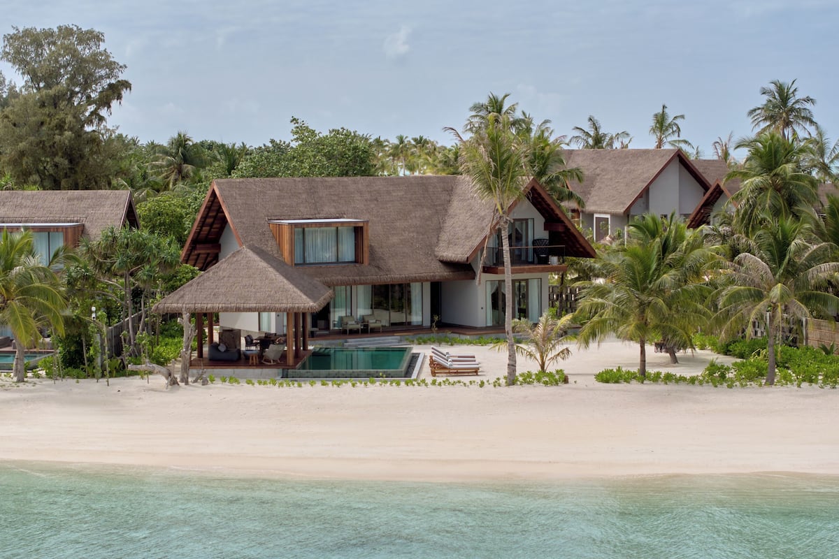 Two Bedroom Beach Retreat with Pool | 1 bedroom, premium bedding, minibar, in-room safe