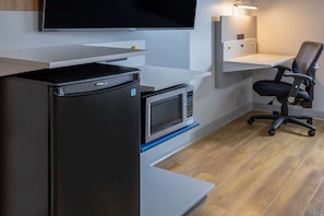 In-room safe, desk, blackout curtains, iron/ironing board