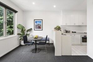 Two Bedroom Apartment | Living room | Smart TV - Quest Prahran (South Yarra)