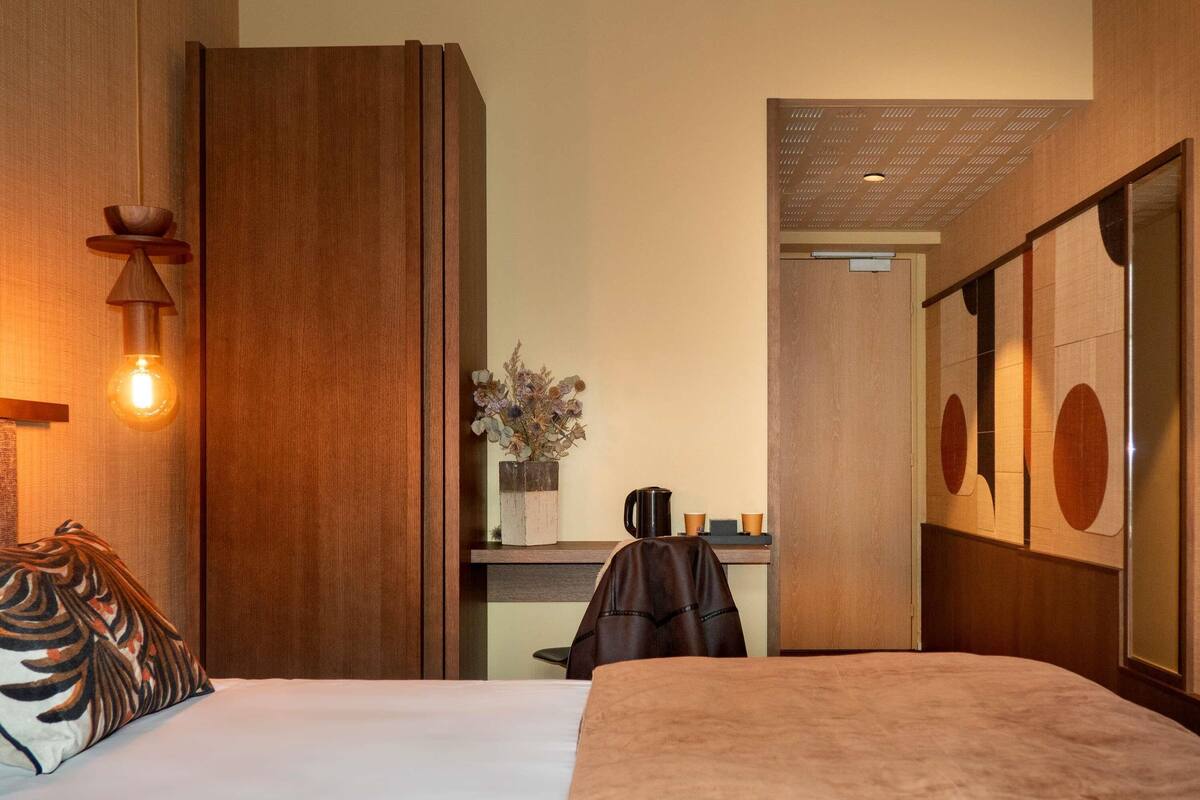 Pillow-top beds, in-room safe, desk, blackout curtains