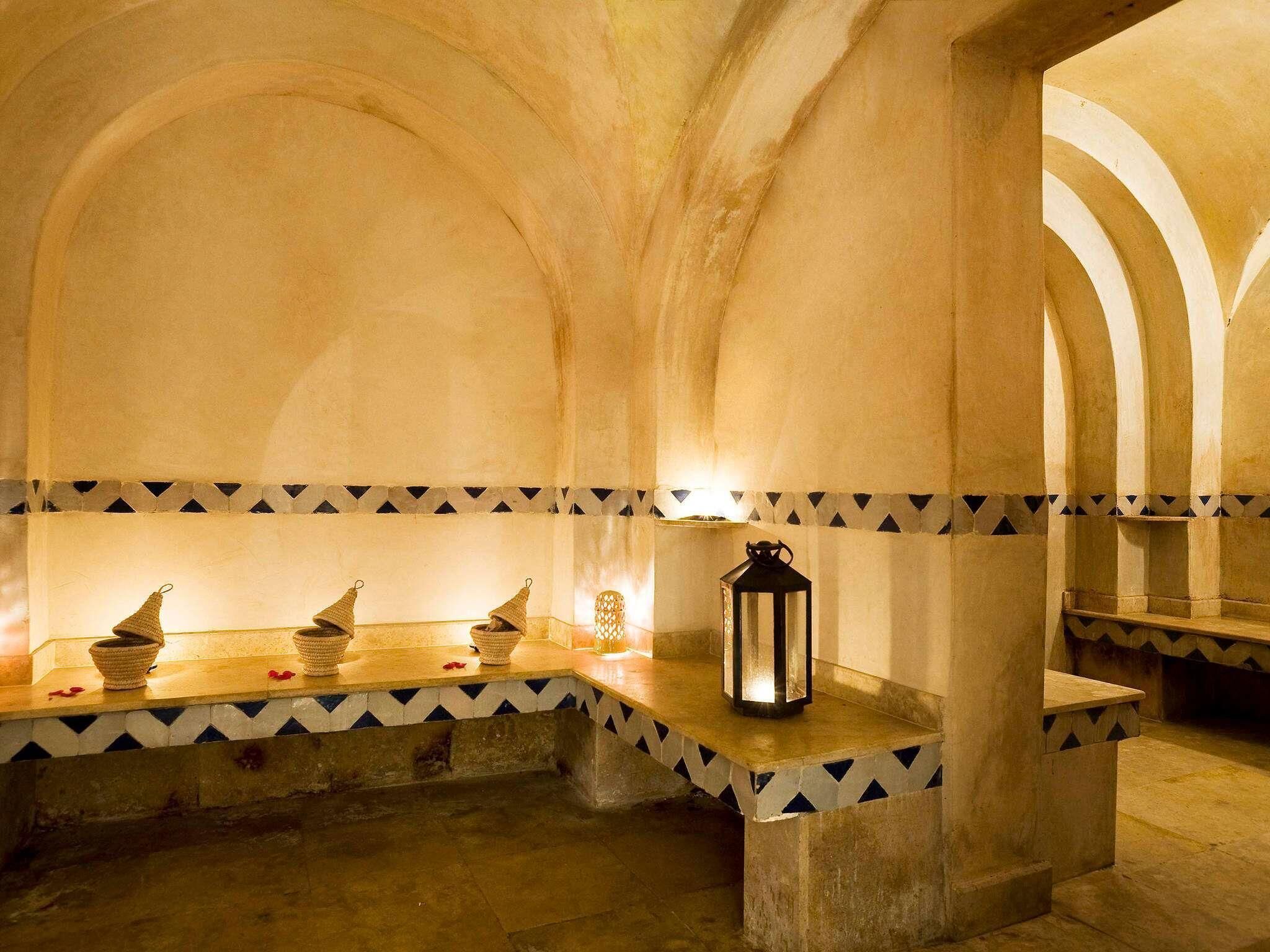 Salas para tratamentos a dois, banho turco/hammam, tratamentos corporais