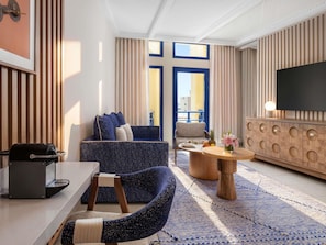 Suite Exécutive, 1 très grand lit | Surmatelas, minibar, coffres-forts dans les chambres, rideaux occultants