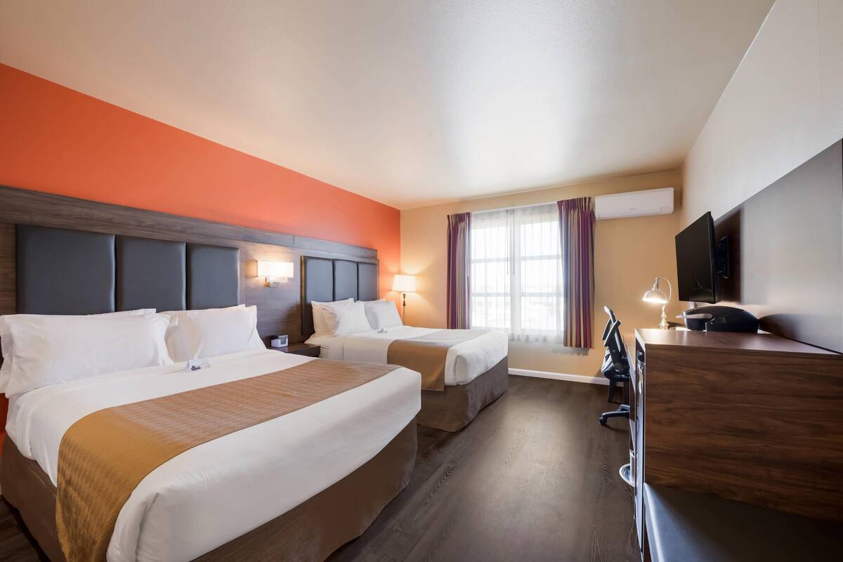 Room, 2 Queen Beds, Accessible, Non Smoking | Hypo-allergenic bedding available, down comforters, pillowtop beds, desk