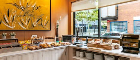 Daily buffet breakfast (EUR 13 per person)