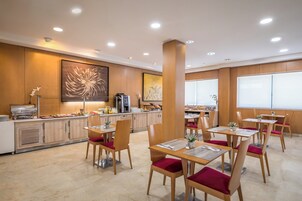 Daily buffet breakfast (EUR 13 per person)