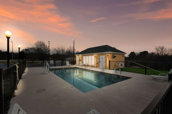 Seasonal outdoor pool