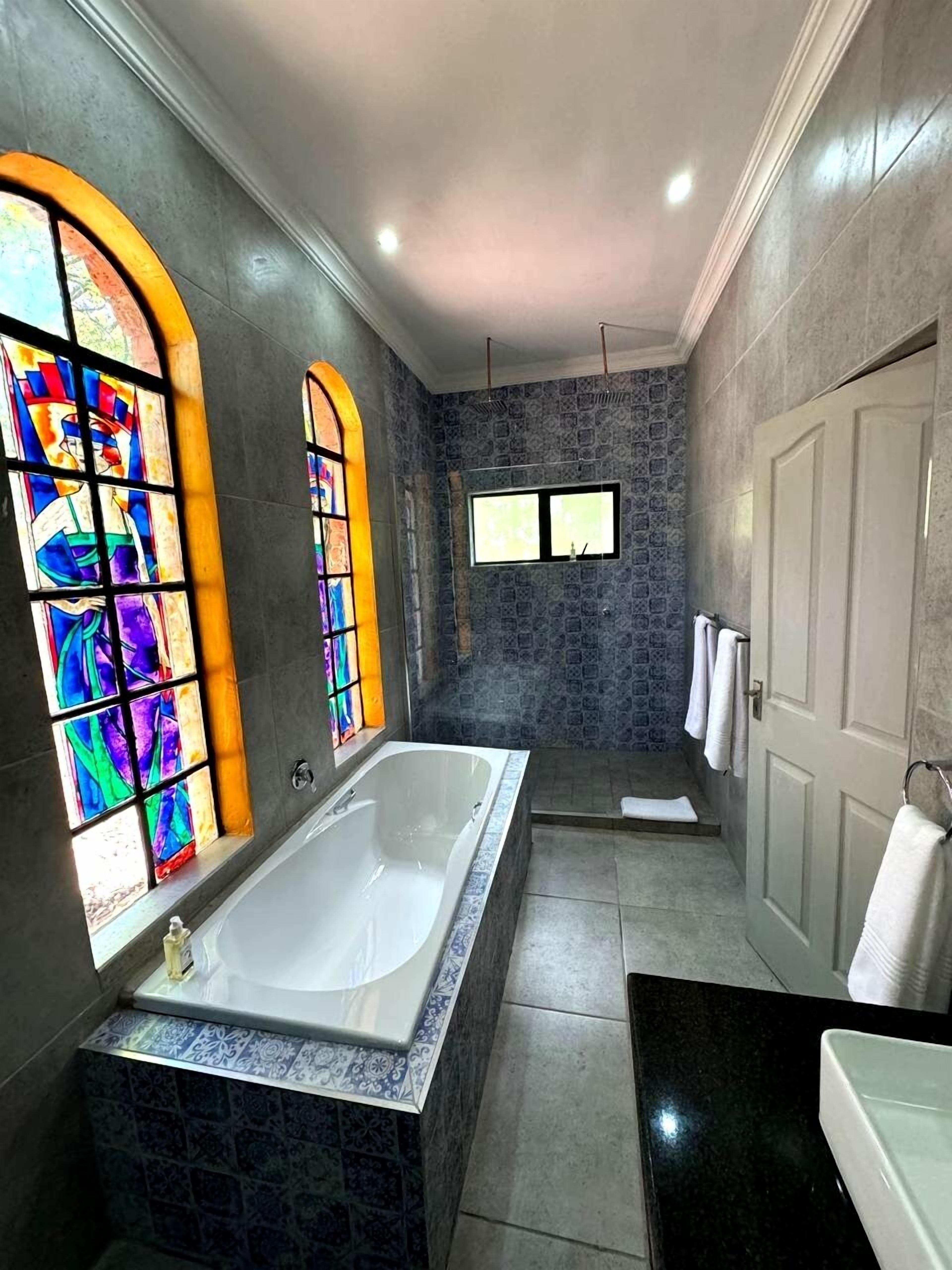 superior twin room, 2 twin beds | bathroom | free toiletries, hair dryer, towels, shampoo