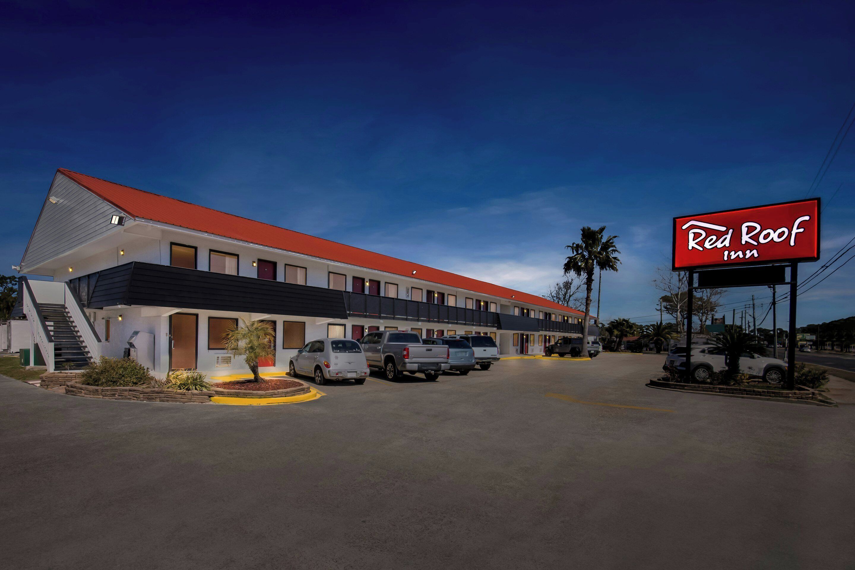 Front of property - evening/night