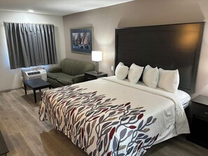 Superior-Zimmer, 1 King-Bett, Nichtraucher | Bügeleisen/Bügelbrett, kostenloses WLAN, Bettwäsche