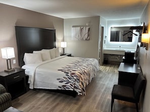 Superior-rum - 1 kingsize-säng - icke-rökare | Strykjärn/strykbräda, gratis wi-fi och sängkläder