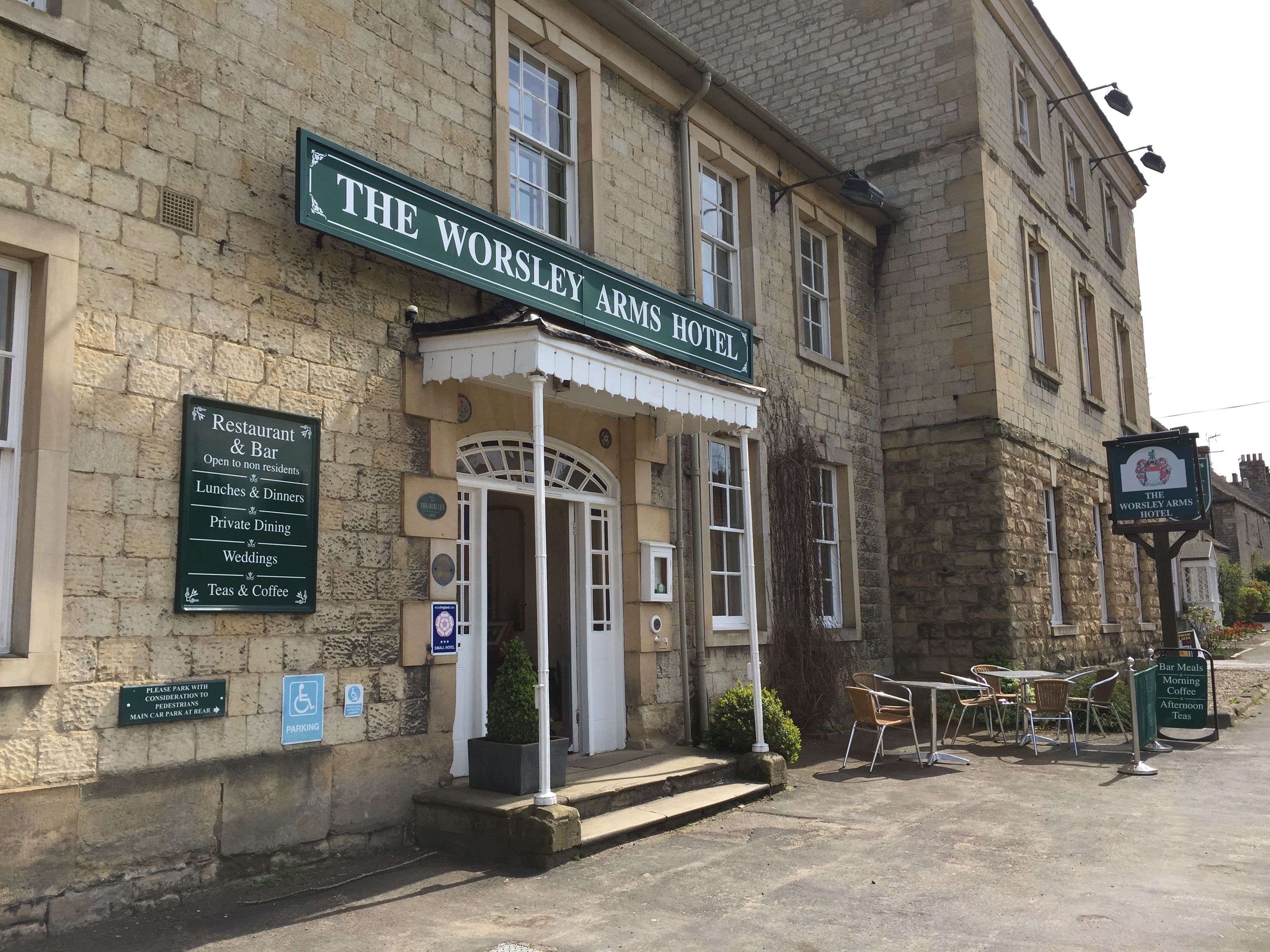 front of property – evening/night