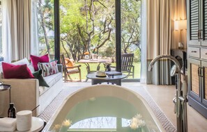Livingstone Junior Suite | 1 bedroom, premium bedding, minibar, in-room safe - Royal Livingstone Victoria Falls Zambia Hotel by Anantara (Livingstone)