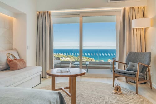 Chambre Double ou avec lits jumeaux, vue mer | Vue de la chambre