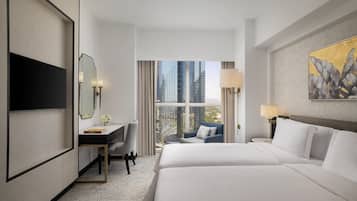 Premium bedding, in-room safe, desk, laptop workspace