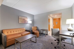 Standard Room, 1 King Bed, Non Smoking, Refrigerator & Microwave (with Sofabed) | In-room safe, desk, laptop workspace, blackout drapes