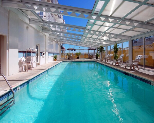 Indoor pool, outdoor pool