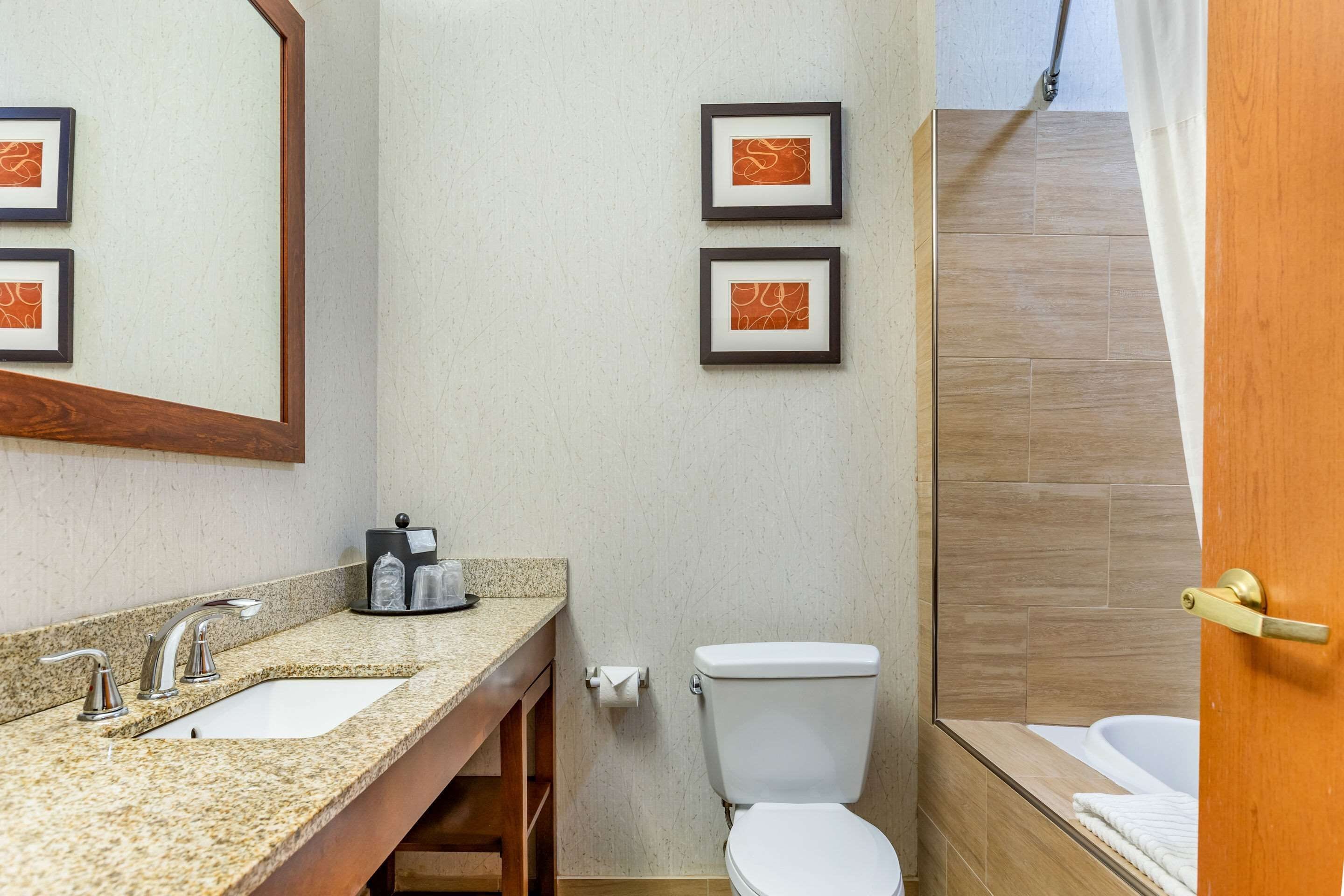 suite, 1 king bed, non smoking, hot tub | desk, blackout curtains, iron/ironing board, free wifi